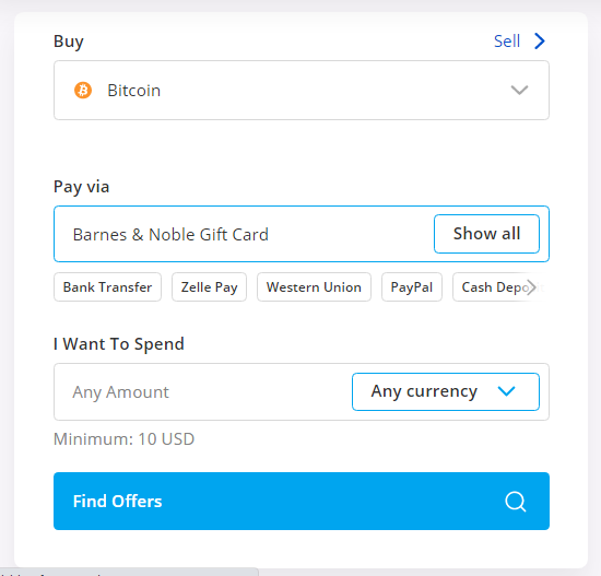 buy btc using barners & noble gift cards