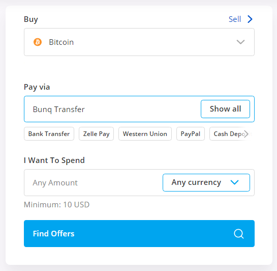 buy btc using bunq transfer