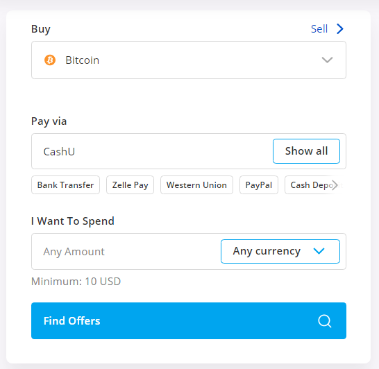 buy btc using cashu
