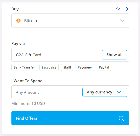 buy btc using g2a gift card