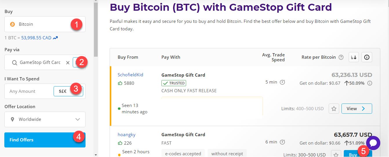 buy btc with gamestop gift card