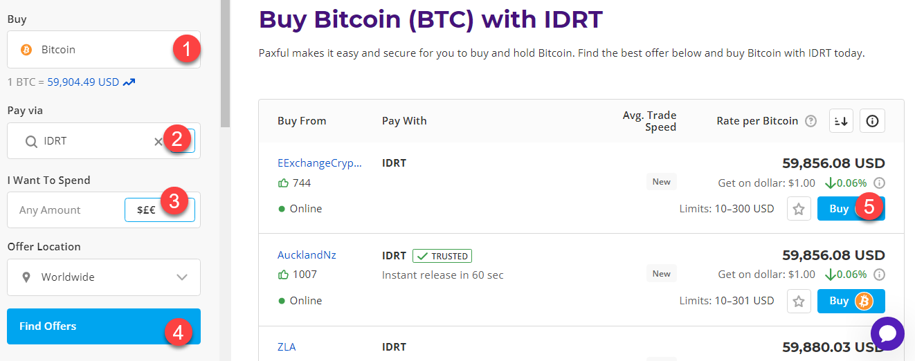 buy btc with idrt