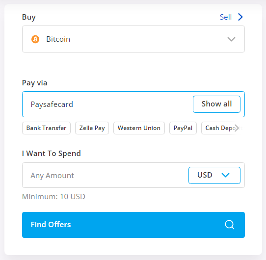 buy btc using paysafe card