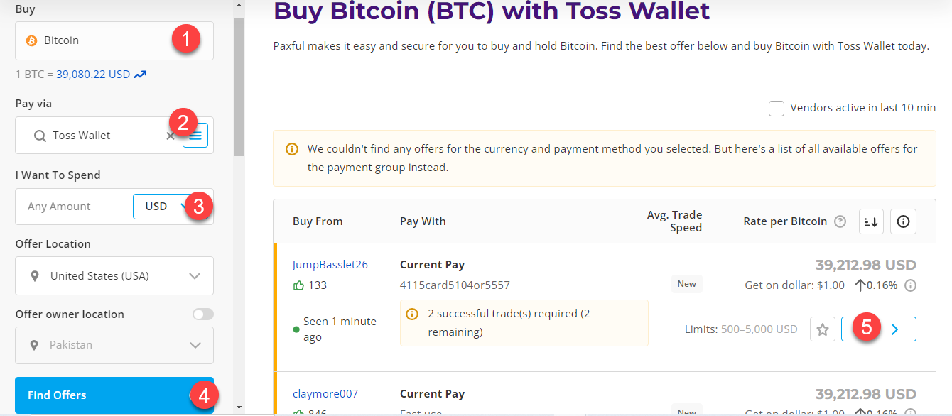 buy btc with toss wallet